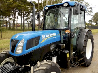 Late model 2016 New Holland T4.95F 4WD/FWA Orchard/Vineyard Tractor