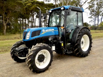 Late model 2016 New Holland T4.95F 4WD/FWA Orchard/Vineyard Tractor