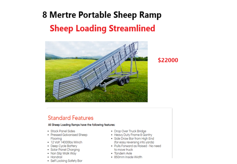 RCT Portable Sheep Ramp