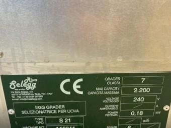 Egg Grader Riva Selegg S21
