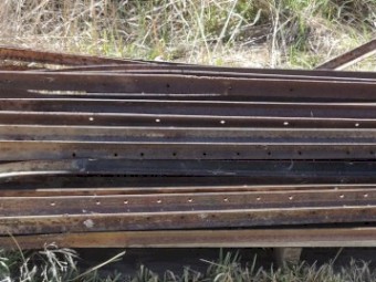 Steel posts Used