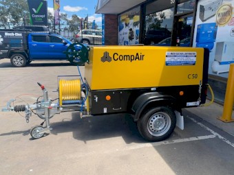 New Compair 180 CFM Portable Diesel Powered Compressor
