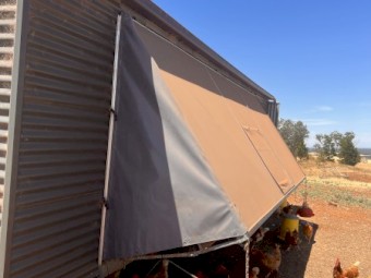 Leghorn Chicken Caravan 1000 Bird Capacity