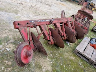 Massey Ferguson 4 Furrow Mould Board Plough