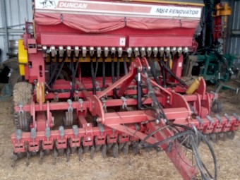 Under Auction - (A242) 2014 MK4 Duncan Renovator Seed Drill 