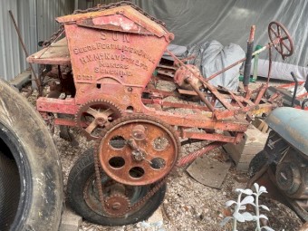 Vintage HV McKay Sunshine Seed & Fertilizer Drill