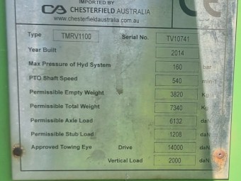 2014 Faresin 1100 Feed Mixer