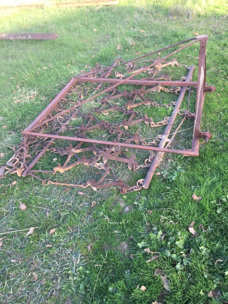 Pasture Harrow 3 point linkage lifting frame