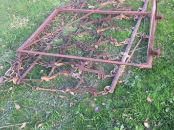 Pasture Harrow 3 point linkage lifting frame