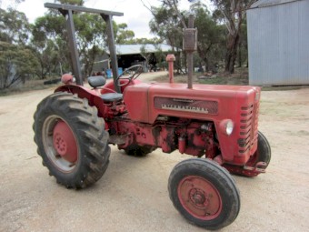 McCormick International B-275 Diesel Tractor approx 1960 vintage.