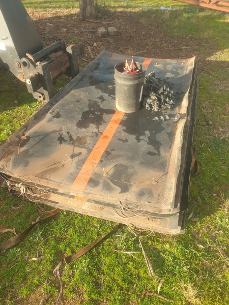 Used Hay Caps x 30 for 8x4 bales