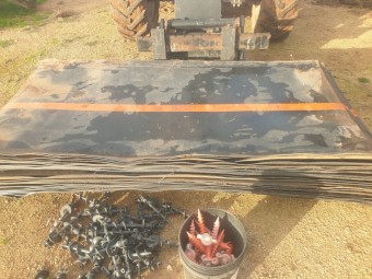 Used Hay Caps x 30 for 8x4 bales