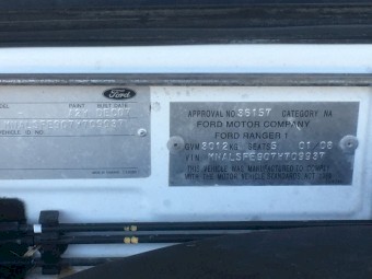 2008 Ford Ranger 4x4 Ute