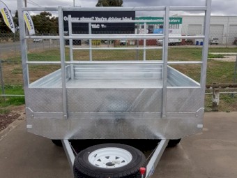 Galvanised Flat Top Trailer 8 x 7 ft. Price reduced.