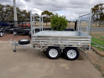 Galvanised Flat Top Trailer 8 x 7 ft. Price reduced.