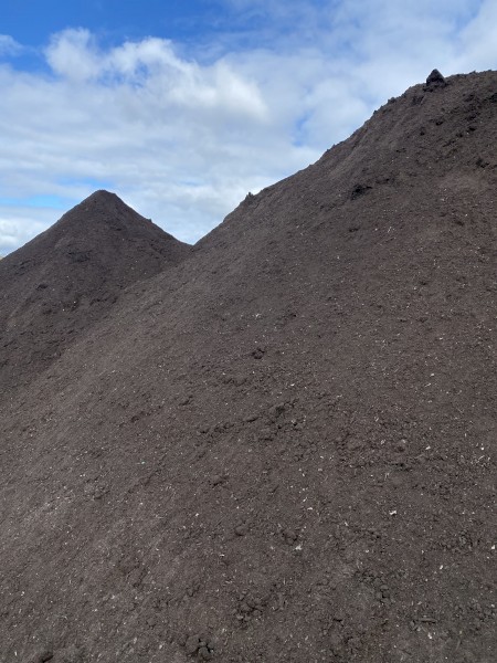 Organic screened fogo soil conditioner