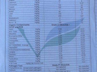 Organic screened fogo soil conditioner