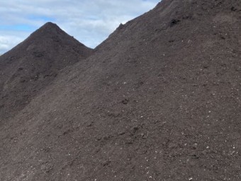 Organic screened fogo soil conditioner