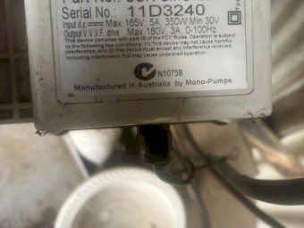 Mono solar pump control panel