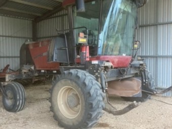 2009 Case IH WDX 1902 Windrower with 30ft Honeybee Front & 2012 16ft Mower Conditioner