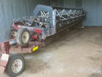 2009 Case IH WDX 1902 Windrower with 30ft Honeybee Front & 2012 16ft Mower Conditioner
