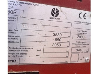 2003 New Holland BR 740 Round Baler