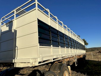 1980 Haulmark Trailer 40ft Single Deck Cattle Crate