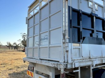 1980 Haulmark Trailer 40ft Single Deck Cattle Crate