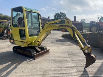 2005 Yanmar SV15 1.5T, digger, 4 buckets, full cab, fully serviced