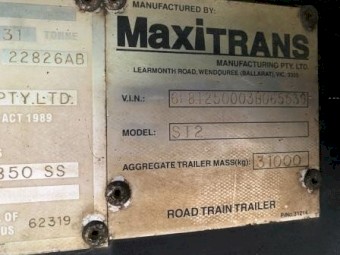 Bogie dropdeck on airbag