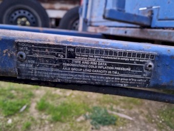 Tandem Axle Trailer - 1660mm x 3650mm