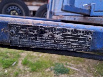 Tandem Axle Trailer - 1660mm x 3650mm