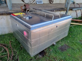 Square Stainless Steel Milk Vat - 950 Litres