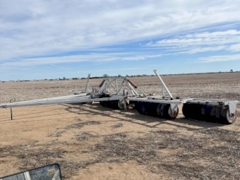 40 ft hydraulic folding rubber tyre land roller