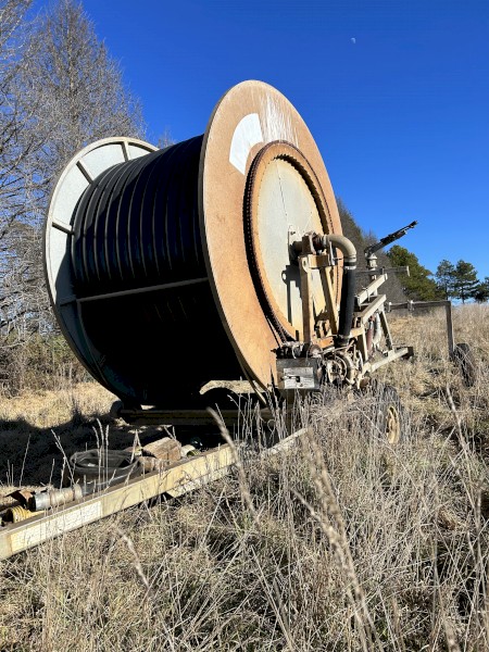 Travelling irrigator Trailco