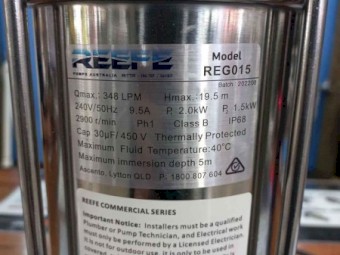 Reefe High Flow Sump Pump (REG015)