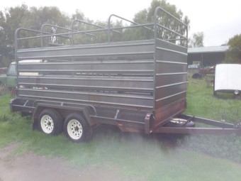 12'x6' LDK tandem stock trailer