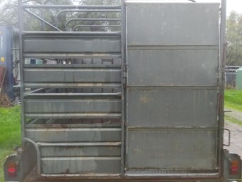 12'x6' LDK tandem stock trailer