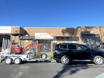 2023 MXG XE18SE(1750KG) Excavator + Attachments package plus plant trailer with 4 wheel electrical brakes (Hot Sale Bundle)