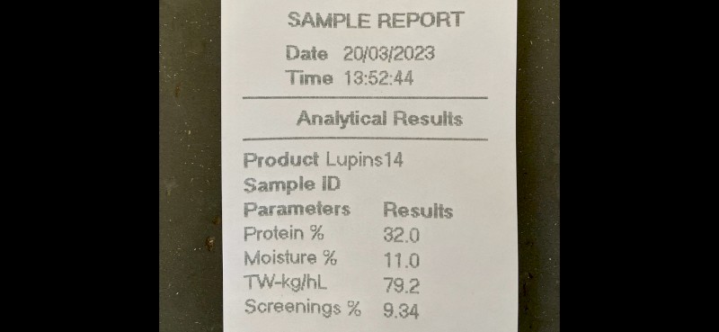 2022/23 Narrow leaf lupins