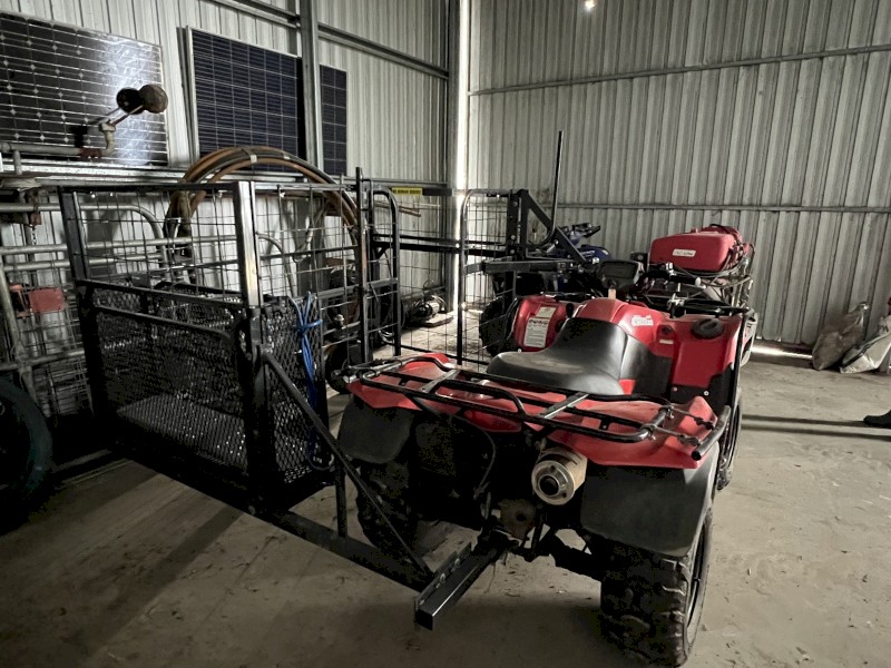 Suzuki 250 & Calf Catcher