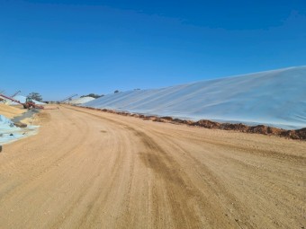 TARPS  (GRAIN BUNKER TARPS) 50M X 30M NEW