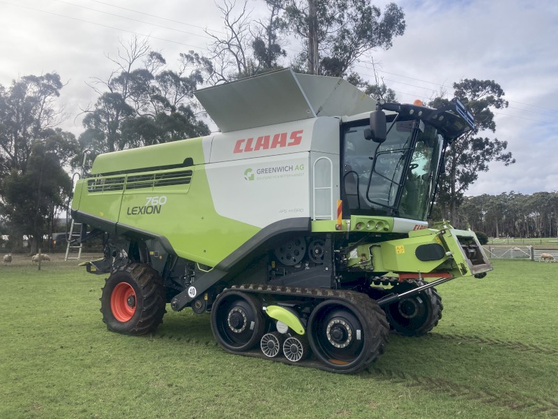 2017 Claas Lexion 760 Terra Trac Header