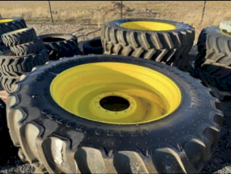 Brand New Good Year VF480 / 80R50 Tyres and Rims x 4