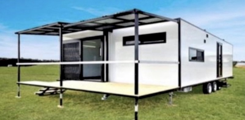 Towable Modular Home - Expandable 2 bedrooms - On or Off-Grid