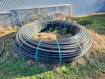 800m 50mm PN8 polly pipe