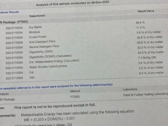 100mt Oaten Hay 600kg 8x4x3 Bales