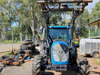 Landini 4-070D tractor C/W front end loader