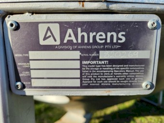 2020 Ahrens 31t Field Bin