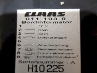 WANTED Claas Bordinformator Computer